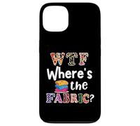 Funny Quilter Gift, WTF Where's the Fabric Hoarder 4 Case for iPhone 13