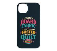 Funny Quilter Sewing Machine Quilt Case for iPhone 14 Plus