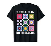 Funny Quilting Patterns Patchwork Quilters T-Shirt