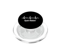 Funny Quit Fibbin Heartbeat Saying Sarcastic PopSockets PopGrip for MagSafe