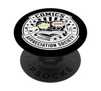 Funny Quote For Comic Collector Graphic Novel Reader PopSockets Adhesive PopGrip