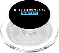 Funny Quote for Developer and Programming Enthusiast PopSockets PopGrip for MagSafe
