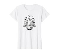 Funny Quote Mallard Duck Wildfowling Value Graphic T-Shirt, Women, White, M