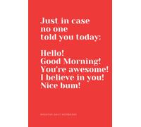 Funny Quote Notebook Lined A5 - Just In Case: Blank Lined Notebook for Writing, Taking Notes and Journaling | Perfect to the Office and Home | ... Christmas Gift for Friend | 6"x 9" Red Cover