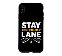 Funny Quote Road Trip Driving Mindset Stay In Your Lane Case for iPhone XS Max