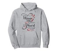 Funny Quote Your Wings Were Ready But My Heart Was Not Pullover Hoodie