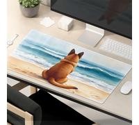 Funny Quotes Dog Watching Waves On The Beach Mouse Pad Mouse Pad Cool Mouse Mat