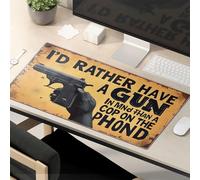 Funny Quotes Mouse Pad Prefer Gun In Mind Over Cop On Phone Mouse Pad Kawaii Desk Accessories Funny Mouse Pads For Desk