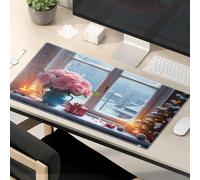 Funny Quotes Winter Wonderland: A Cozy Christmas Scene Mouse Pad Mouse Pad Cool Mouse Mat