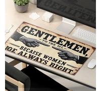 Funny Quotes Women Are Always Right: A Gentleman'S Guide Mouse Pad Mouse Pad Cool Mouse Mat