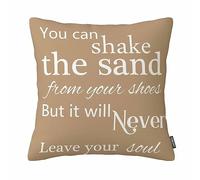 Funny Qutoe It Will Never Leave Your Soul - Cotton Linen Pillow Case 18 X 18 Inches