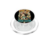 Funny Rabbit Hole Tour Guide Adventure Graphic Professional PopSockets PopGrip for MagSafe