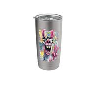 Funny Rabbit Peace Graffiti Pop Character Graphic Art Face Stainless Steel Insulated Tumbler