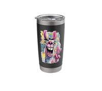 Funny Rabbit Peace Graffiti Pop Character Graphic Art Face Stainless Steel Insulated Tumbler