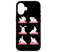 Funny Rabbit Yoga Yogi Lotus Hare Chakra Meditation Bunny Case for iPhone 16
