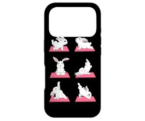 Funny Rabbit Yoga Yogi Lotus Hare Chakra Meditation Bunny Case for iPhone 17 Pro
