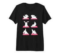 Funny Rabbit Yoga Yogi Lotus Hare Chakra Meditation Bunny Premium T-Shirt