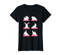 Funny Rabbit Yoga Yogi Lotus Hare Chakra Meditation Bunny T-Shirt