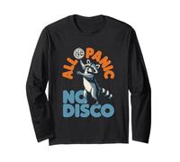 Funny Raccoon All Panic No Disco Long Sleeve T-Shirt