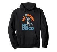 Funny Raccoon All Panic No Disco Pullover Hoodie