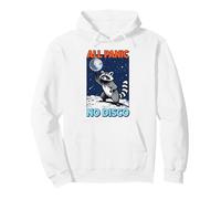 Funny Raccoon All Panic No Disco Pullover Hoodie