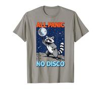Funny Raccoon All Panic No Disco T-Shirt