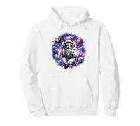 Funny Raccoon Astronaut Earth Day Space Pullover Hoodie
