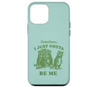 Funny Raccoon Be Yourself Chaos Humor Vintage Graphic Case for iPhone 12 mini