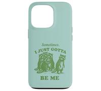 Funny Raccoon Be Yourself Chaos Humor Vintage Graphic Case for iPhone 13 Pro