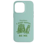 Funny Raccoon Be Yourself Chaos Humor Vintage Graphic Case for iPhone 14 Pro Max