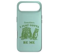 Funny Raccoon Be Yourself Chaos Humor Vintage Graphic Case for iPhone Air