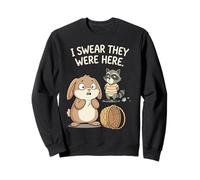 Funny Raccoon Easter Bunny Trash Panda Egg Hunt Sweatshirt