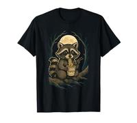 Funny Raccoon Eating Ramen Noodles T-Shirt