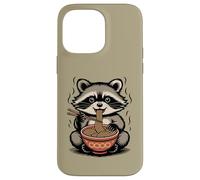 Funny Raccoon Eating Ramen Noodles with Chopsticks Foodie Case for iPhone 14 Pro Max