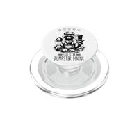 Funny Raccoon Five-Star Dumpster Dining Trash Panda PopSockets PopGrip for MagSafe