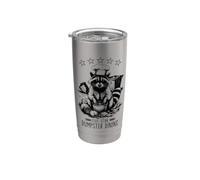Funny Raccoon Five-Star Dumpster Dining Trash Panda Stainless Steel Insulated Tumbler