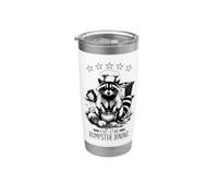 Funny Raccoon Five-Star Dumpster Dining Trash Panda Stainless Steel Insulated Tumbler