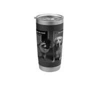 Funny Raccoon Flipping Off Middle Finger On Security Camera Stainless Steel Insulated Tumbler