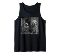 Funny Raccoon Flipping Off Middle Finger On Security Camera Tank Top