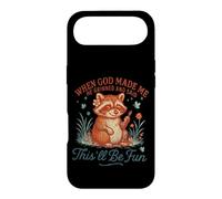 Funny Raccoon God Made Me This'll Be Fun Case for iPhone Air