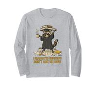 Funny Raccoon Graduate I Graduated Somehow Don't Ask ME How Long Sleeve T-Shirt