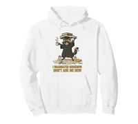 Funny Raccoon Graduate I GRADUATED SOMEHOW DON'T ASK ME HOW Pullover Hoodie