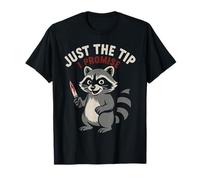 Funny Raccoon Just The Tip I Promise Halloween T-Shirt