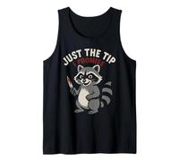 Funny Raccoon Just The Tip I Promise Halloween Tank Top