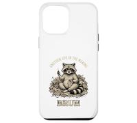 Funny Raccoon Knitting Another UFO In The Making Bruh Case for iPhone 12 Pro Max