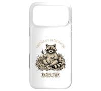 Funny Raccoon Knitting Another UFO In The Making Bruh Case for iPhone 17 Pro Max