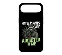 Funny Raccoon Meme Cute Maybe Plants Are Addicted To Me Case for iPhone Air