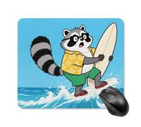 Funny Raccoon Mouse Pad - Non-Slip Rubber Base Ultra-Thin Desk Mat Waterproof & Portable Mousepad for Gaming, Office, Design 25 * 30cm