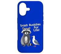 Funny Raccoon Pigeon Trash Buddies Bandits Graphic Case for iPhone 17