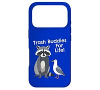 Funny Raccoon Pigeon Trash Buddies Bandits Graphic Case for iPhone 17 Pro